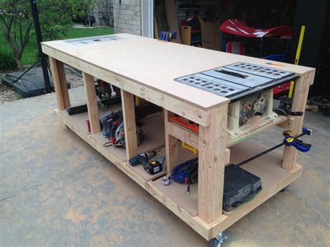 Building Your Own Workbench | Garage werkbank, Werkbank ...