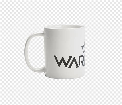 Cangkir kopi Mug Warframe Ceramic, mug, putih, logo png | PNGEgg