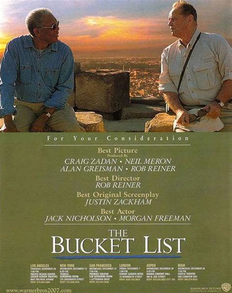 The bucket list movie poster - startportal