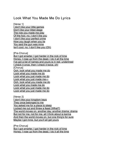 Lirik Look What You Made Me Do Taylor Swift dan Terjemahan Lagu LirikTerjemahan.id