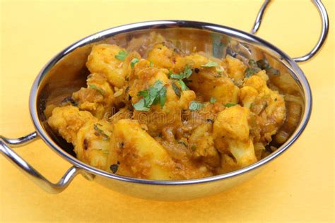 Bombay Aloo Indian Curry stock photo. Image of dish, coriander - 5253666