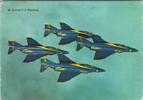 MC DONNELL F-4 Phantoms US Navy Aircraft Vintage Postcard BP7 $4.99 - PicClick
