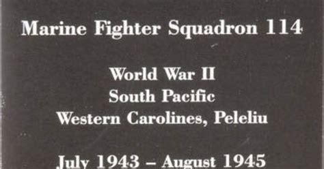 114th Marine Fighter Squadron | National Museum of the Pacific War