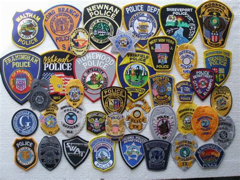 LOT 40 Pcs USA Police Patches. All Original