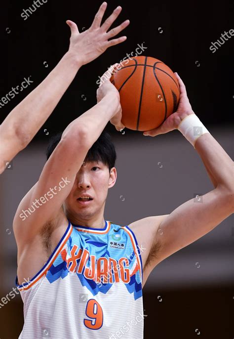 Zhou Qi Xinjiang Flying Tigers Competes Editorial Stock Photo - Stock ...