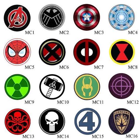 Marvel Superhero Logos, Superhero Symbols, Avengers Symbols, Marvel ...