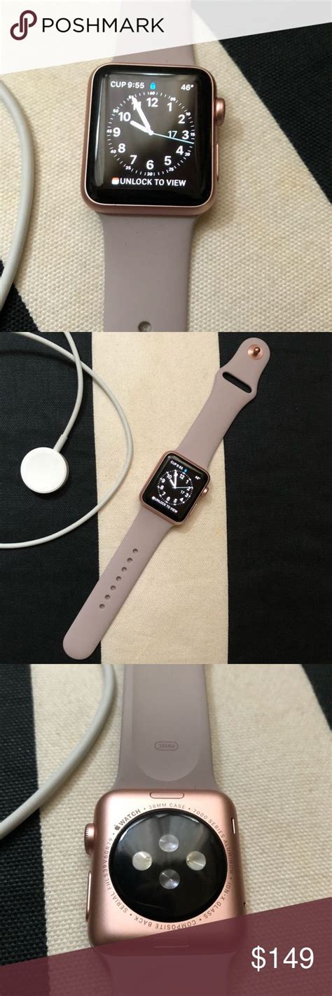 ⌚️Apple Watch 38mm Rose Gold sport band⌚️like new | Apple watch, Apple watch 38mm, Apple watch ...