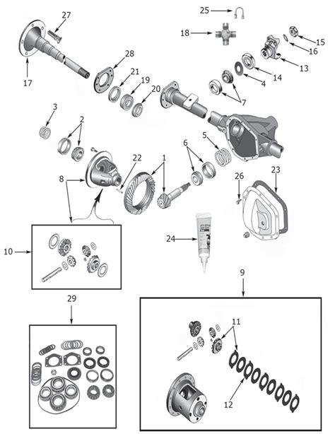 Jeep CJ Series Dana 44 Rear Axle Parts ('86) | Quadratec