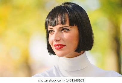 Woman Mysterious Red Lips Makeup Face Stock Photo 1243177627 | Shutterstock