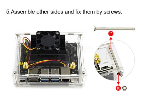 Acrylic Case (Type A) for the Jetson Nano Developer Kit