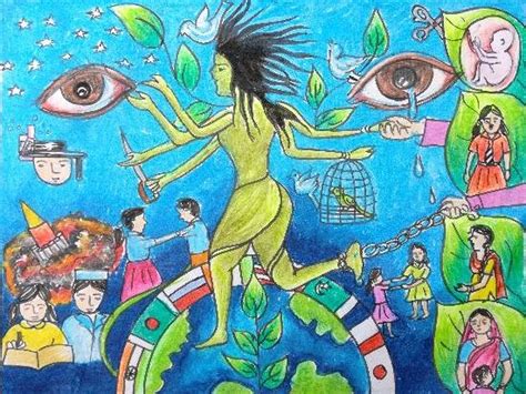 Beti Bachao, Beti Padhao Painting by Jeeban Purohit