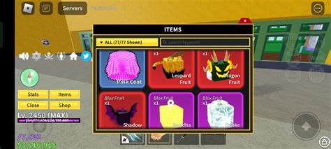 TRADED +1 FRUIT INVENTORY FOR LEOPARD AND SHADOW : r/bloxfruits