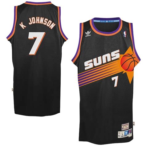 Mens Phoenix Suns Kevin Johnson adidas Black Hardwood Classics Swingman Jersey - NBA Store