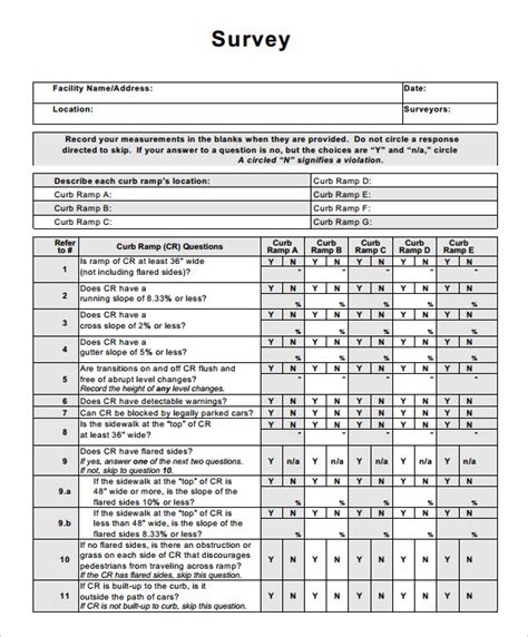 Free Printable Survey Template Of Free Questionnaire Template Format | Hot Sex Picture