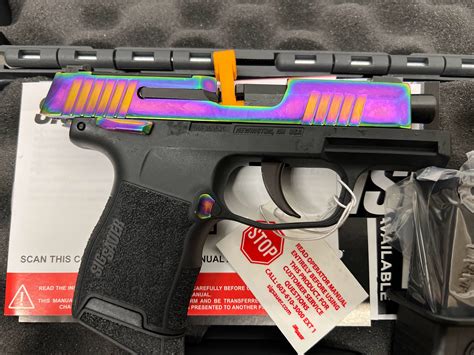 SIG SAUER P365 Rainbow Titanium .380 ACP Optics Ready 3.1in 2x 10rd ...