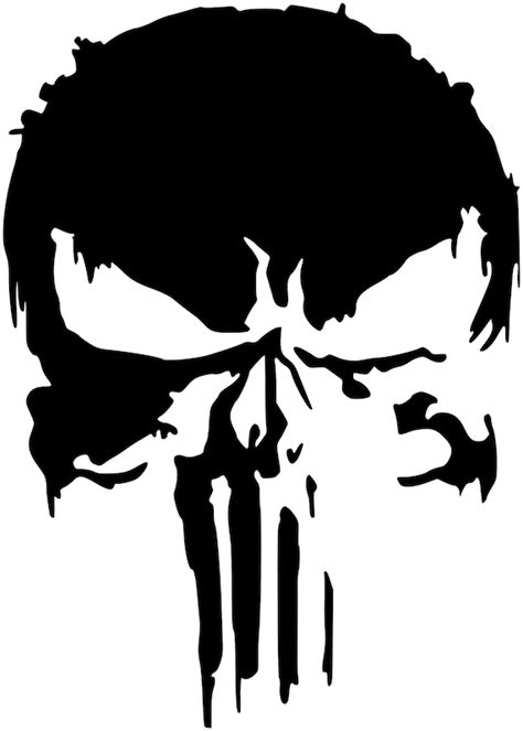 Punisher Skull Vinyl Decal - Etsy