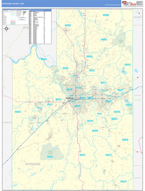 Spokane County Precinct Map