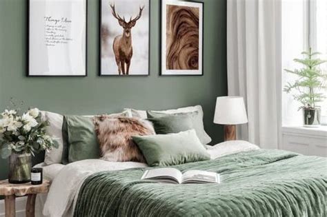 Trend Green Forest Bedroom Decor Ideas | Ferbena Home Design