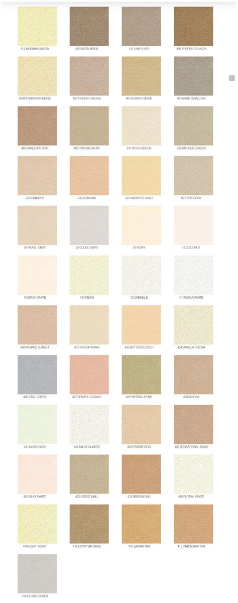 quaker stucco color chart - Luise Justice