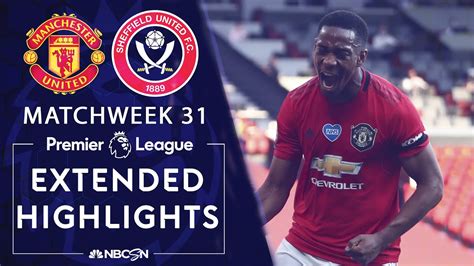 Manchester United v. Sheffield United | PREMIER LEAGUE HIGHLIGHTS | 6 ...