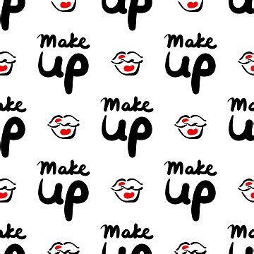 Red Lip Makeup Pattern On Smeared Abstract Background Vector, Background, Fondness, Love PNG and ...