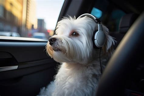 Dog headphones terrier mammal. AI | Free Photo - rawpixel