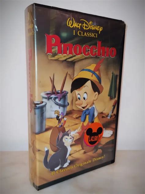 PINOCCHIO WALT DISNEY I Classici (1940) VHS COME NUOVA Terza Stampa VS ...