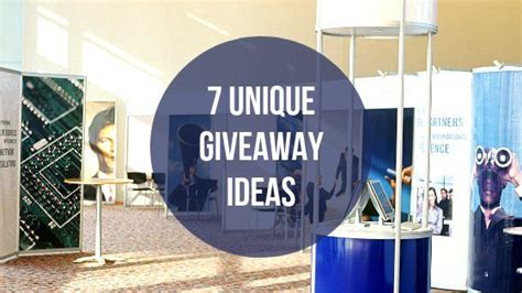 7 Unique Giveaway Ideas for Your Next Trade Show or Conference Event ...