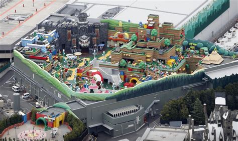 Aerial view of Super Nintendo World in Japan : r/gaming