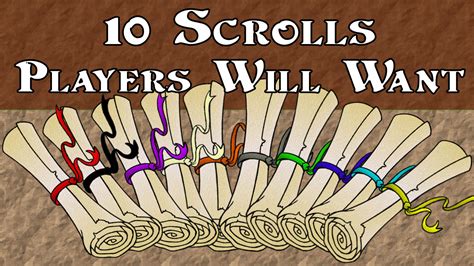 D&D Magic Items - 10 Scrolls Players will Want - Wally DM