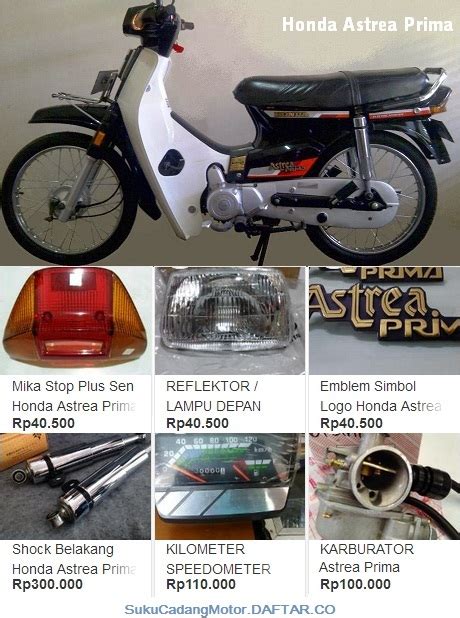 Harga Motor Astrea Prima Bandung - sepakmotor