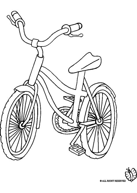 Bike Coloring Pages For Kids Coloring Pages