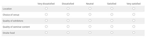 Matrix Questions - SmartSurvey