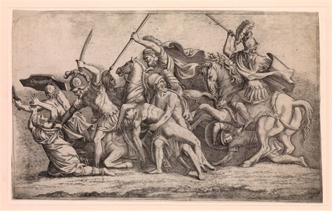 Léon Davent | Achilles Removing Patroclus' Body From the Battle | The Metropolitan Museum of Art