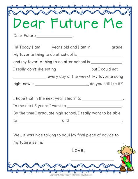 Time Capsule Letter: Letter to Future Self: Beginning or End of Year Activity! | Made By Teachers