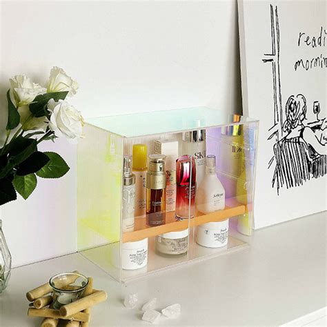 Colorful Makeup Storage Box - Acrylic - ApolloBox