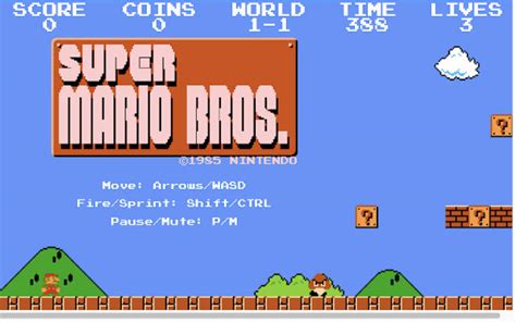 Super Mario Bros - Unblocked Games for Google Chrome - Extension Download