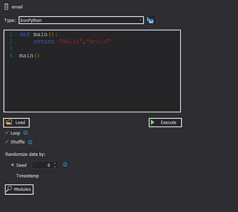 How to generate customized test data with IronPython