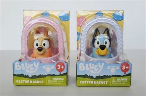 BLUEY - EASTER BASKET FIGURES - BLUEY & BINGO - LOT 2 - STUFFERS ...