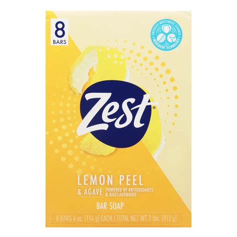 Zest Bar Soap - Lemon Peel & Agave - Shop Hand & bar soap at H-E-B