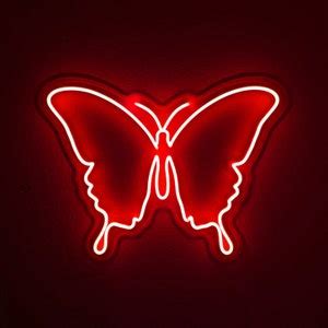 Neon Butterfly Aesthetic Room Decor Butterfly Neon Sign - Etsy