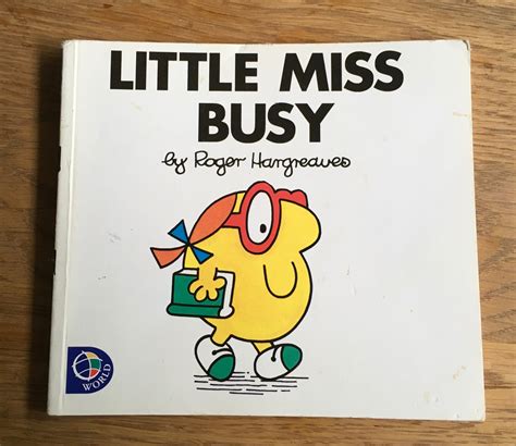 Vintage Little Miss Busy Little Miss Book vintage - Etsy UK