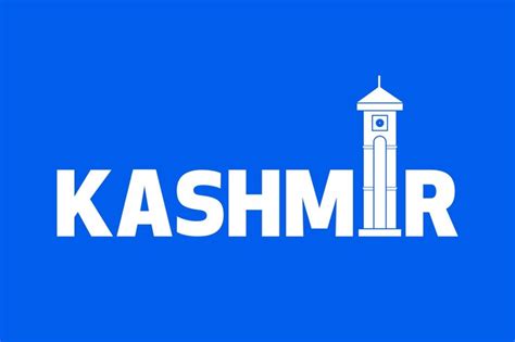 Premium Vector | Kashmir. kashmir city conceptual logotype with iconic place.