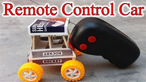 Amazing Remote Control Mini Car For DC Motor | How to Make A Matchbox ...