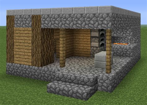 Minecraft Village Blacksmith House Blueprints