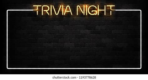 Vector Realistic Isolated Neon Sign Trivia Stock Vector (Royalty Free) 1193778628 | Shutterstock