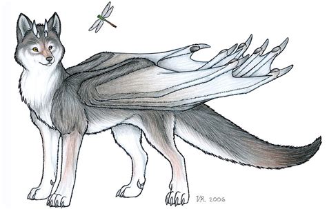 Wolf Dragon by VeroRamos on DeviantArt