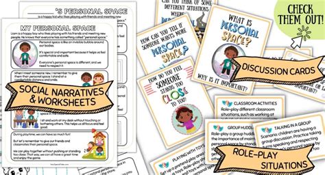 21 Personal Space Activities & A Social Story Printable - Very Special Tales