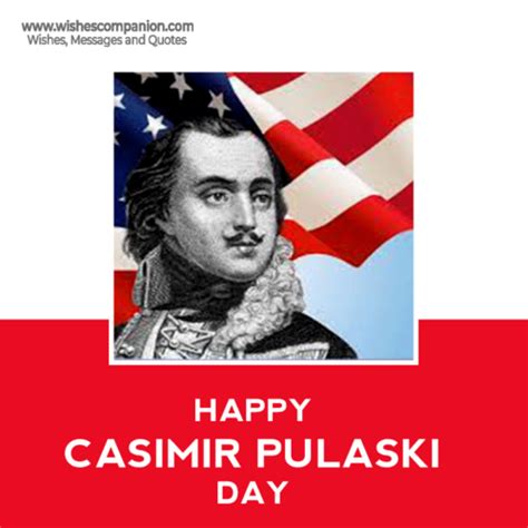 Casimir Pulaski Day Messages, Wishes, Quotes, And Images