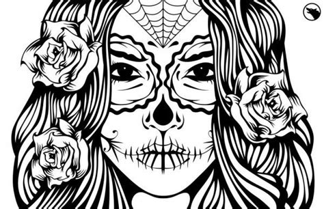 sugar skulls coloring page - Google Search | Coloring | Pinterest ...